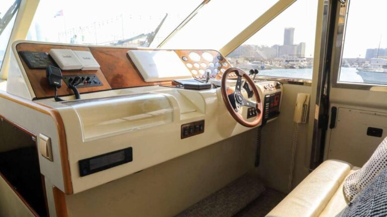 Corniche Yacht Rental Abu Dhabi 65 Deck view on a yacht rental abu dhabi