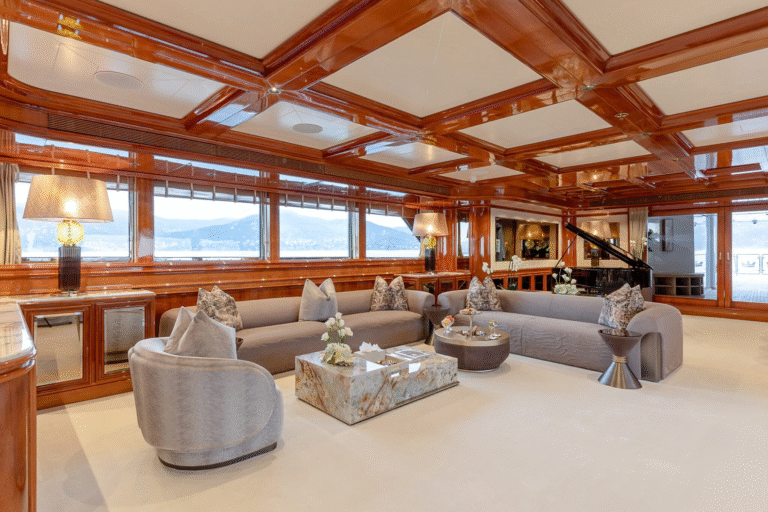 Corporate Yacht Events Abu Dhabi 133 Prestige 210ft superyacht for F1 Yacht Abu Dhabi