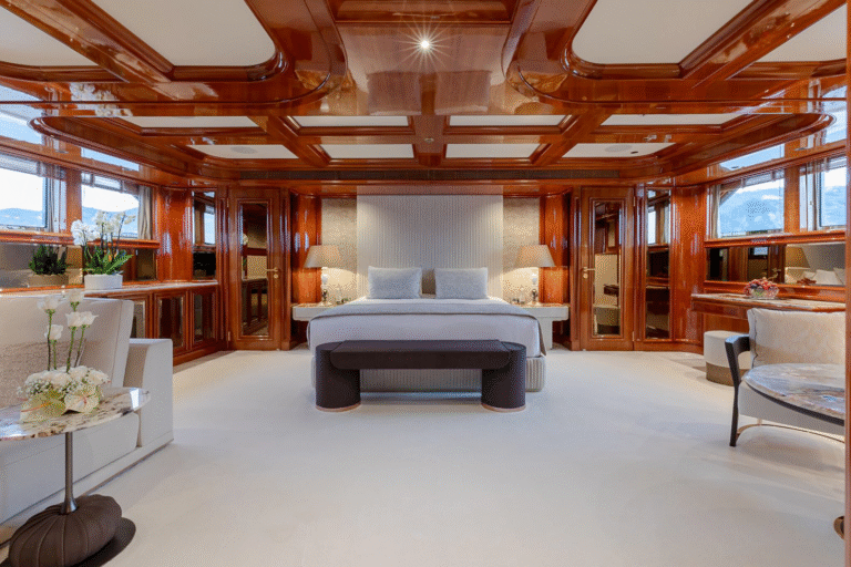 Corporate Yacht Events Abu Dhabi 131 Prestige 210ft superyacht for F1 Yacht Abu Dhabi