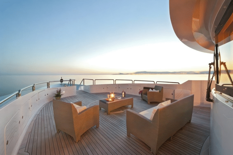 Corporate Yacht Events Abu Dhabi 110 Rent Benetti 180 VIP Yacht for Abu Dhabi F1 2025 | Trackside Charter