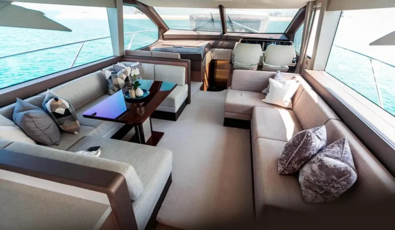 Corporate Yacht Events Abu Dhabi 146 harter the Azimut 100 luxury yacht in Abu Dhabi for unforgettable experiences on the Arabian Gulf