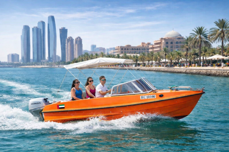 Self Ride Boat yacht rental Abu Dhabi